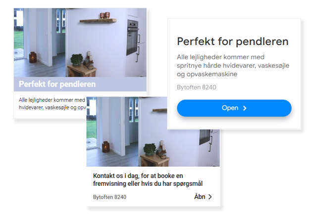 Et mockup af en bærbar computer der viser Leadinfos forside. 